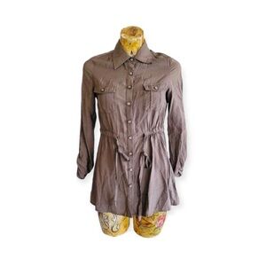 Twenty One top tunic brown Small